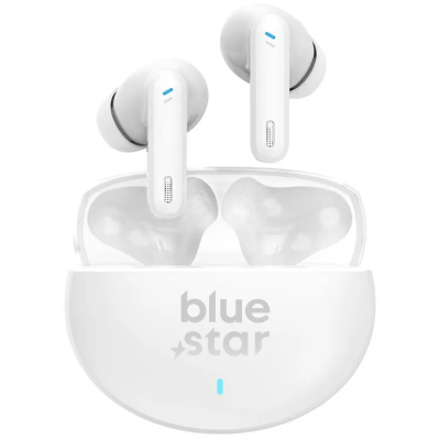 „Blue Star“ ZEN TWS TX5 bevielės ausinės - baltos