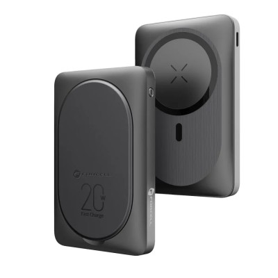 „Forcell“ Magnetic Mini Air MagStand išorinė baterija - juoda (10000 mAh, 20W)