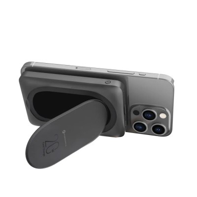 „Forcell“ Magnetic Mini Air MagStand išorinė baterija - juoda (10000 mAh, 20W)