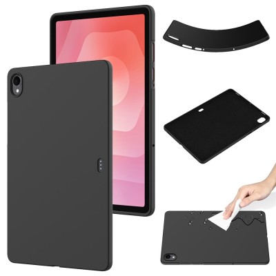 „Shell“ kieto silikono (TPU) dėklas - juodas (Galaxy Tab S11)