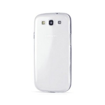 Samsung Galaxy S3 skaidrus (permatomas) kieto silikono TPU ploniausias pasaulyje dėklas / Priedai.lt