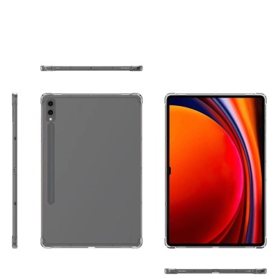 Sustiprintos apsaugos kieto silikono (TPU) dėklas - skaidrus (Galaxy Tab S10 Ultra)