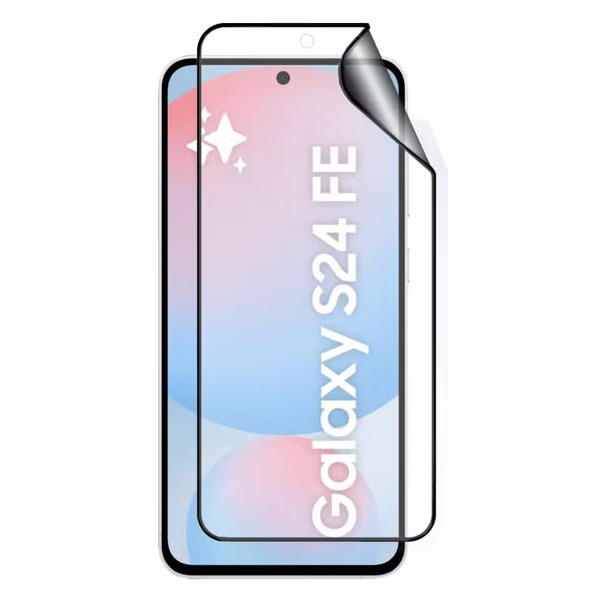 Ceramics Hybrid Screen Protector (Full Coverage) - Black (Galaxy S24 FE)