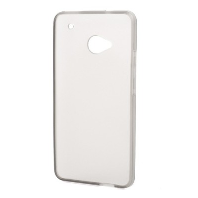 Perregimas tamsintas HTC One M7 pilkas dėklas (Dėkliukas) / Priedai.lt