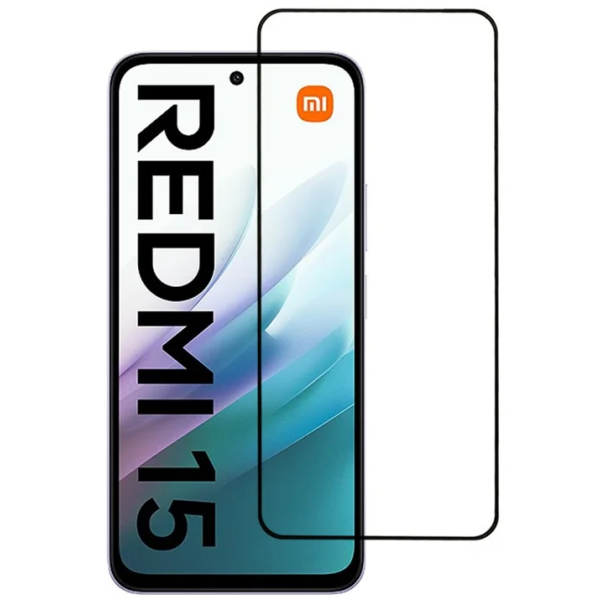 „Ceramics“ hibrīda ekrāna aizsargplēve (pilnīgi aizsedzama) - melna (Redmi 15 5G)