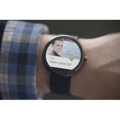 „Motorola“ Moto 360 pelēks viedie pulkstenis / Vacins.lv