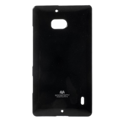 Nokia Lumia 930 Mercury melns cieta silikona (TPU) apvalks / vacins.lv