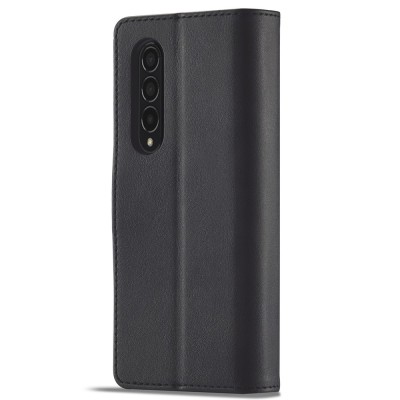 „LC.IMEEKE“ atverčiamas dėklas, knygutė - juodas (Galaxy Fold3)