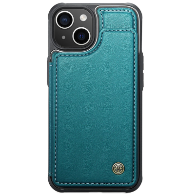 „CaseMe“ Wallet apvalks - zaļš (iPhone 15)