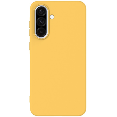 „Shell“ kieto silikono (TPU) dėklas - geltonas (Galaxy A56 / A36)