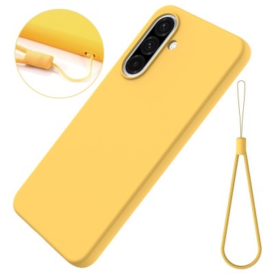 "Shell" cieta silikona (TPU) apvalks - dzeltens (Galaxy A56 / A36)
