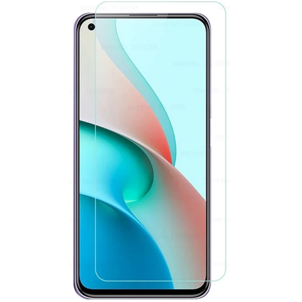 „Tempered Glass“ (nepilno dengimo) apsauginis ekrano stiklas - skaidrus (Redmi Note 9)