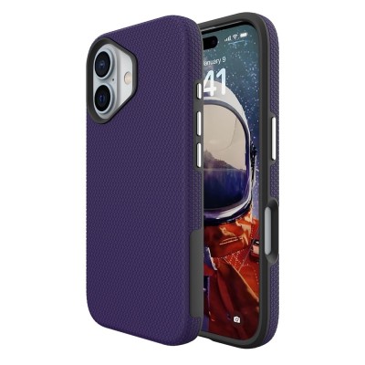 „TUTU“ Shockproof ciets silikona korpuss - violets (iPhone 16)