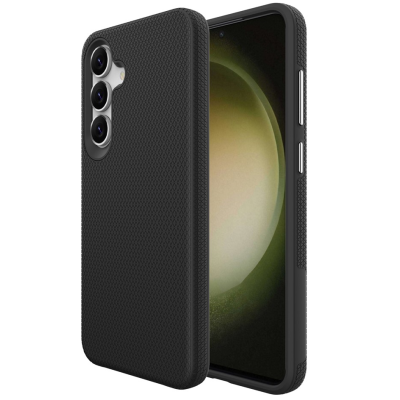 „TUKU“ Shockproof kieto silikono  dėklas - juodas (Galaxy S25 FE)
