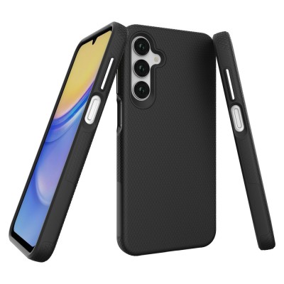 „TUTU“ Shockproof kieto silikono  dėklas - juodas (Galaxy A37 / A27 / A36 / A56)