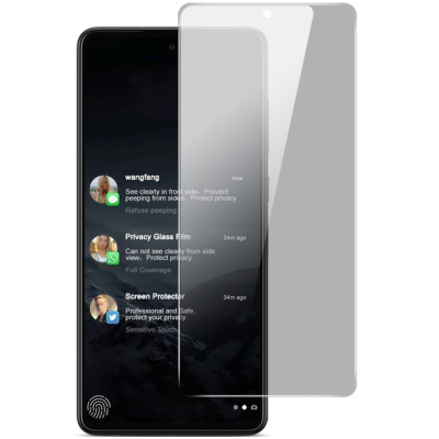 "IMAK" Tempered Glass must kaitsev ekraaniklaas 0.26 mm - privaatsus (Galaxy A72)