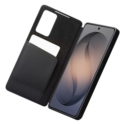 QIALINO Flip Case - Black (Galaxy S26+)