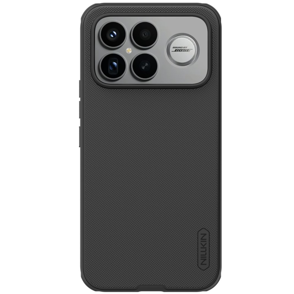 "Nillkin" Frosted Shield Pro apvalks - melns (Poco F8 Ultra)