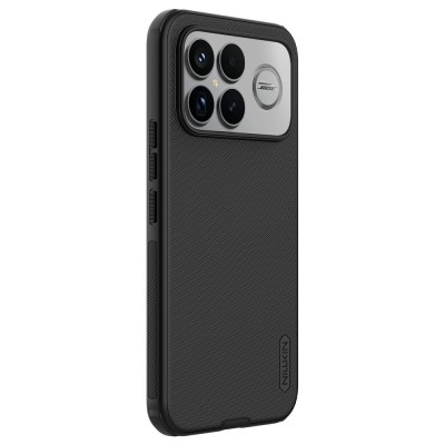 "Nillkin" Frosted Shield Pro apvalks - melns (Poco F8 Ultra)