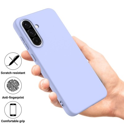 „Shell“ kieto silikono (TPU) dėklas - violetinis (Galaxy A56 / A36)