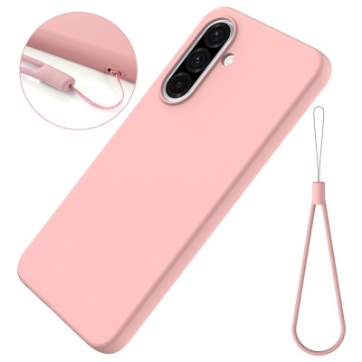 „Shell“ cieta silikona (TPU) apvalks - rozs (Galaxy A56 / A36)