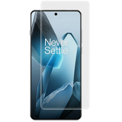 „Tempered Glass“ (nepilno dengimo) apsauginis ekrano stiklas - skaidrus (OnePlus 13)