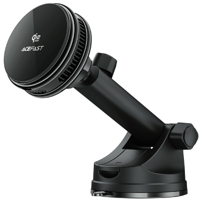 ACEFAST D67 Magnetic Magsafe Car Phone Holder / Charger with Cooling (25W) - Black