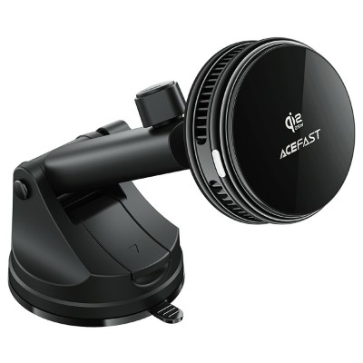 ACEFAST D67 Magnetic Magsafe Car Phone Holder / Charger with Cooling (25W) - Black