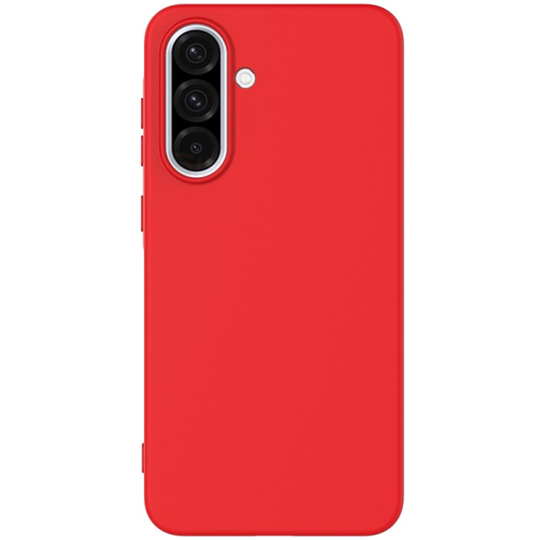 „Shell“ kieto silikono (TPU) dėklas - raudonas (Galaxy A56 / A36)
