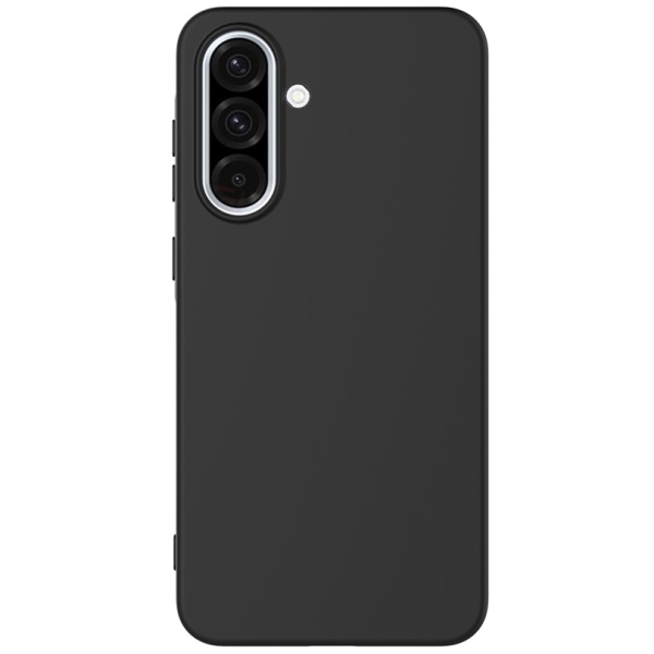 „Shell“ kieto silikono (TPU) dėklas - juodas (Galaxy A37 / A36 / A56)