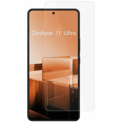 „Tempered Glass“ (nepilno dengimo) apsauginis ekrano stiklas - skaidrus (ZenFone 11 Ultra / 12 Ultra)
