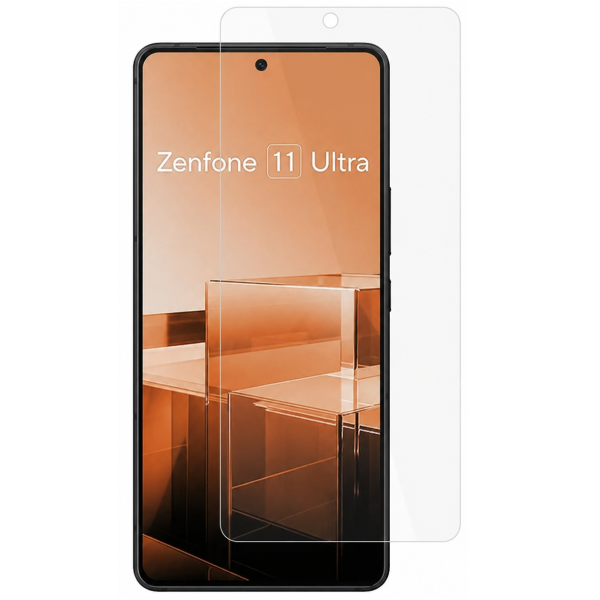 „Tempered Glass“ (nepilno dengimo) apsauginis ekrano stiklas - skaidrus (ZenFone 11 Ultra / 12 Ultra)