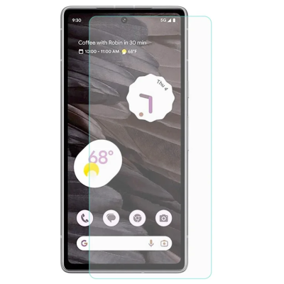 „Tempered Glass“ screen protector glass - clear (Pixel 7a)