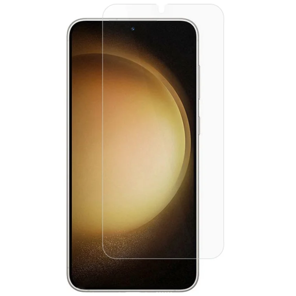 „Tempered Glass“ (nepilno dengimo) apsauginis ekrano stiklas - skaidrus (Galaxy S24+)