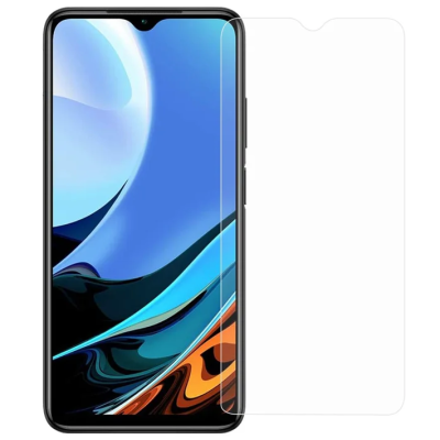 „Tempered Glass“ (nepilno dengimo) apsauginis ekrano stiklas - skaidrus (Redmi 9)