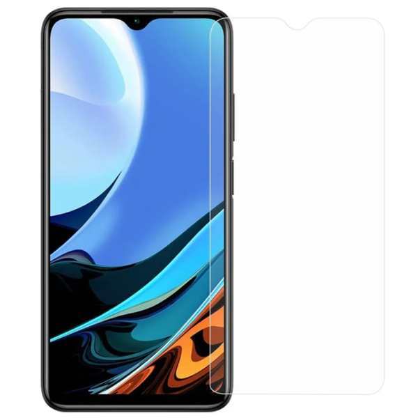„Tempered Glass“ (nepilno dengimo) apsauginis ekrano stiklas - skaidrus (Redmi 9)