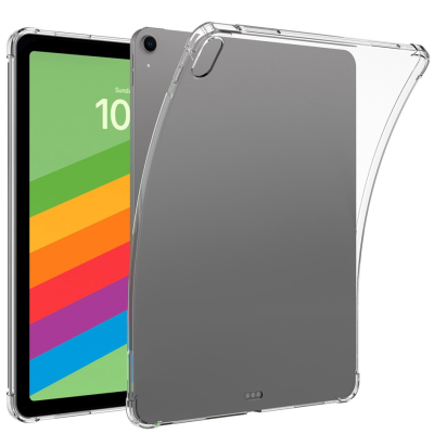 Sustiprintos apsaugos kieto silikono (TPU) dėklas - skaidrus (iPad Air 13 (2026) / Air 13 (2025) / Air 13 (2024))