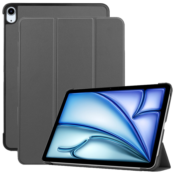 „Saige" Atverčiamas dėklas - pilkas (iPad Air 13 (2026) / Air 13 (2025) / Air 13 (2024))