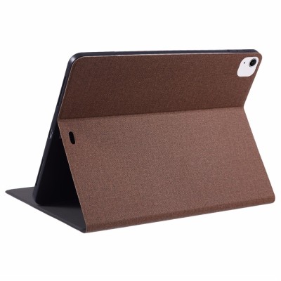 „X-LEVEL“ atverčiamas tekstilinis dėklas - rudas (iPad Air 13 2026 / iPad Air 13 2025 / iPad Air 13 2024)