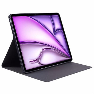 „X-LEVEL“ atverčiamas tekstilinis dėklas - pilkas (iPad Air 13 2026 / iPad Air 13 2025 / iPad Air 13 2024)