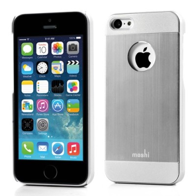 „Moshi“ iGlaze Armour sidabrinis Apple iPhone 5C dėklas (dėkliukas) / Priedai.lt