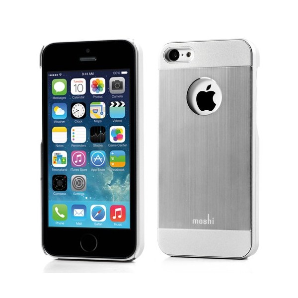 „Moshi“ iGlaze Armour apvalks - sudrabs (iPhone 5C)