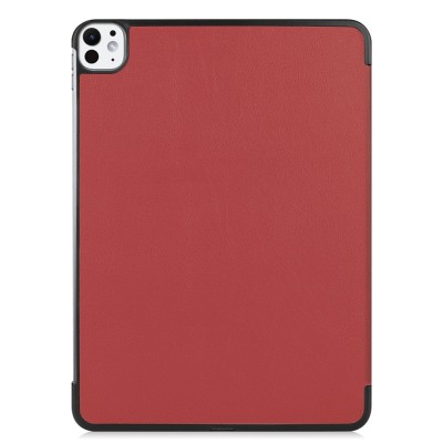 „Saige" Atverčiamas dėklas - bordo (iPad Pro 11 (2025) / 11 (2024))