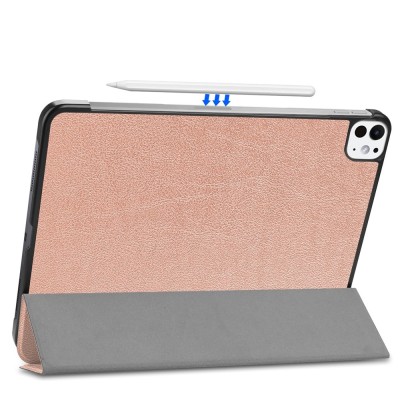 „Saige" Atverčiamas dėklas - auksinis (iPad Pro 11 (2025) / 11 (2024))