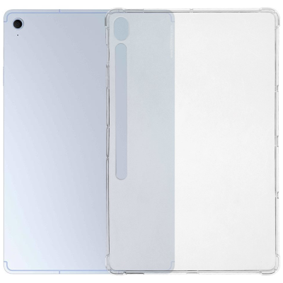 Sustiprintos apsaugos kieto silikono (TPU) dėklas - skaidrus (Galaxy Tab S10 FE+)