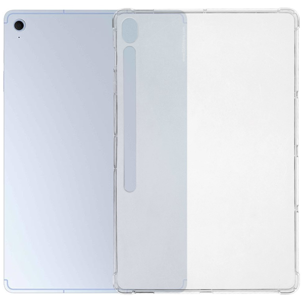 Sustiprintos apsaugos kieto silikono (TPU) dėklas - skaidrus (Galaxy Tab S10 FE+)