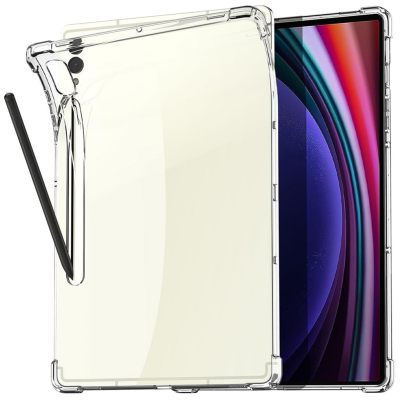 Sustiprintos apsaugos kieto silikono (TPU) dėklas - skaidrus (Galaxy Tab S10+)