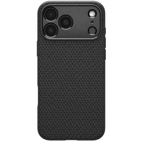 „Spigen“ Liquid Air dėklas - juodas (iPhone 17 Pro Max)