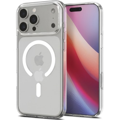 „Spigen“ Liquid Crystal MagSafe Apple iPhone 17 Pro Max skaidrus (permatomas) kieto silikono dėklas - nugarėlė | Priedai.lt
