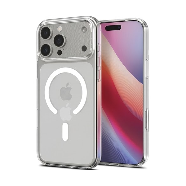 „Spigen“ Liquid Crystal MagFit dėklas - skaidrus (iPhone 17 Pro Max)